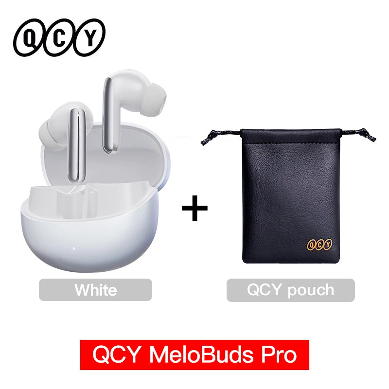 QCY MeloBuds Pro 46dB ANC Wireless Earphones Hi-Res LDAC Bluetooth 5.3 Earbuds 6 Mic Multipoint Connection in-Ear Detection