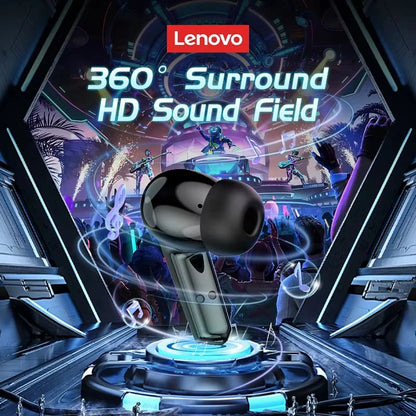 Lenovo Wireless GM2 Pro Bluetooth 5.3 Earphones Gaming Low Latency Dual Mode Music Earbuds Sports In-Ear Headset With Mic Gifts