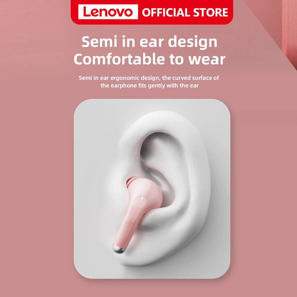 Original Lenovo LP40Pro TWS Bluetooth 5.1 Quick Connect Earphone Ergonomic Design Headphones Powerful Transmission Speed Headset