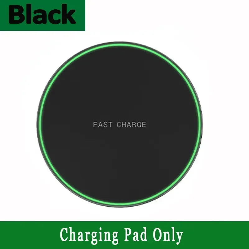 Wireless Charger Pad For iPhone 14 13 16 15 11Pro XS Max Induction Fast Wireless Charging Station For Samsung Xiaomi Huawei