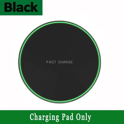 Wireless Charger Pad For iPhone 14 13 16 15 11Pro XS Max Induction Fast Wireless Charging Station For Samsung Xiaomi Huawei