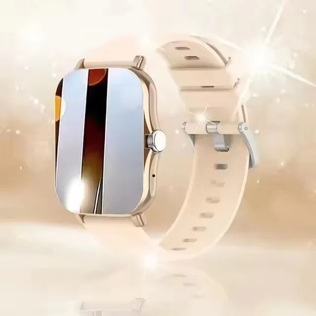 2025 New Smart Watch Bluetooth Call Music Heart Rate Blood Pressure Monitor Smartwatch for Women Men Holiday Gifts