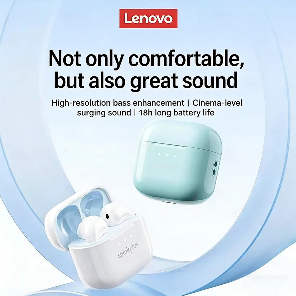 Original Lenovo LP40Pro TWS Bluetooth 5.1 Quick Connect Earphone Ergonomic Design Headphones Powerful Transmission Speed Headset