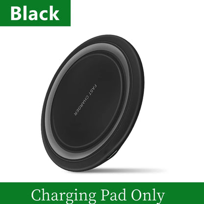 Wireless Charger Pad For iPhone 14 13 16 15 11Pro XS Max Induction Fast Wireless Charging Station For Samsung Xiaomi Huawei