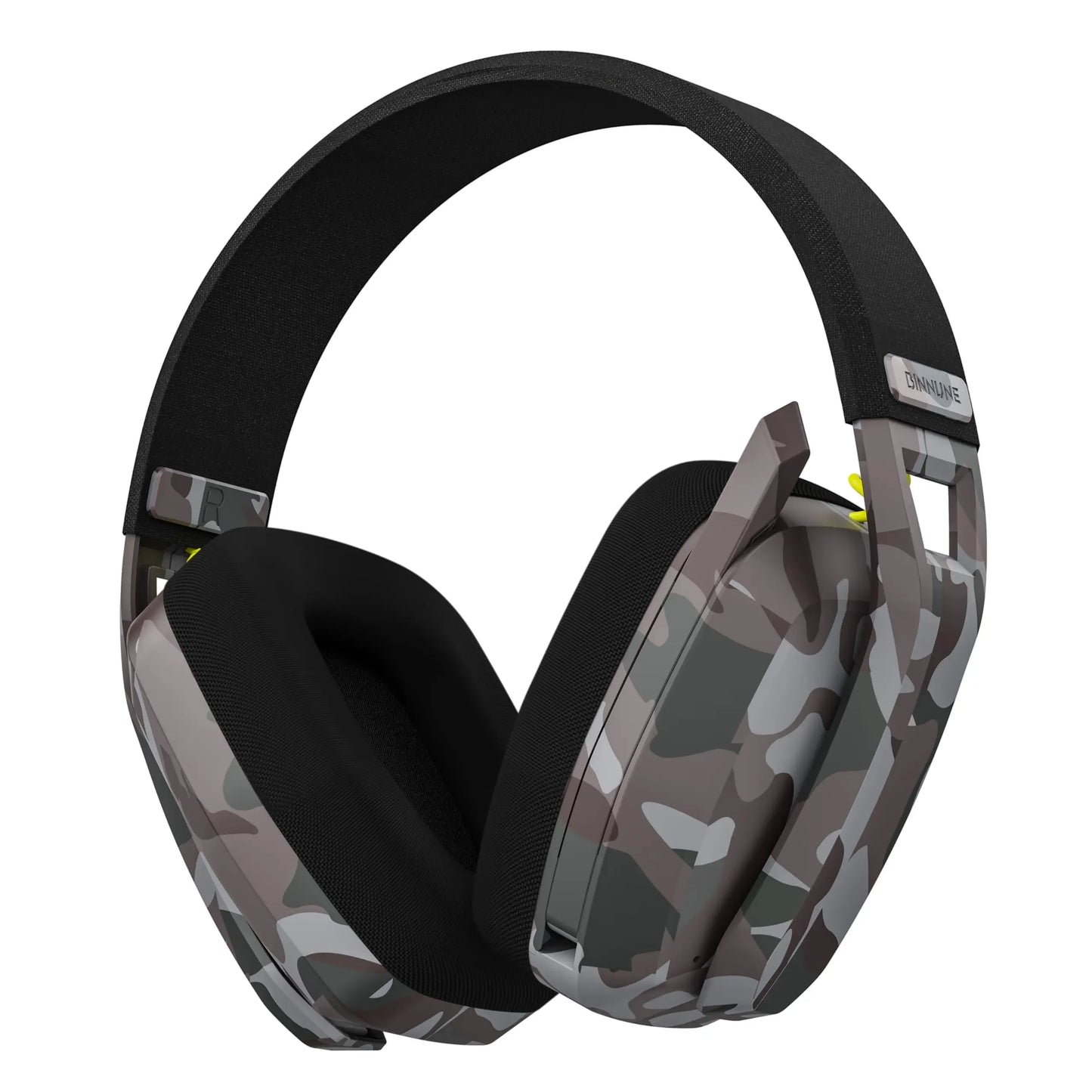 BINNUNE BW06 2.4GHz Wireless Gaming Headset with Mic for PS5 PS4 PC Mac Playstation Bluetooth Gaming Headset with Microphone