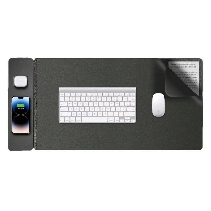 15WFast Charging Simple Atmospheric Magnetic Separation Two-in-One Mobile Phone Wireless Charging Mouse Pad
