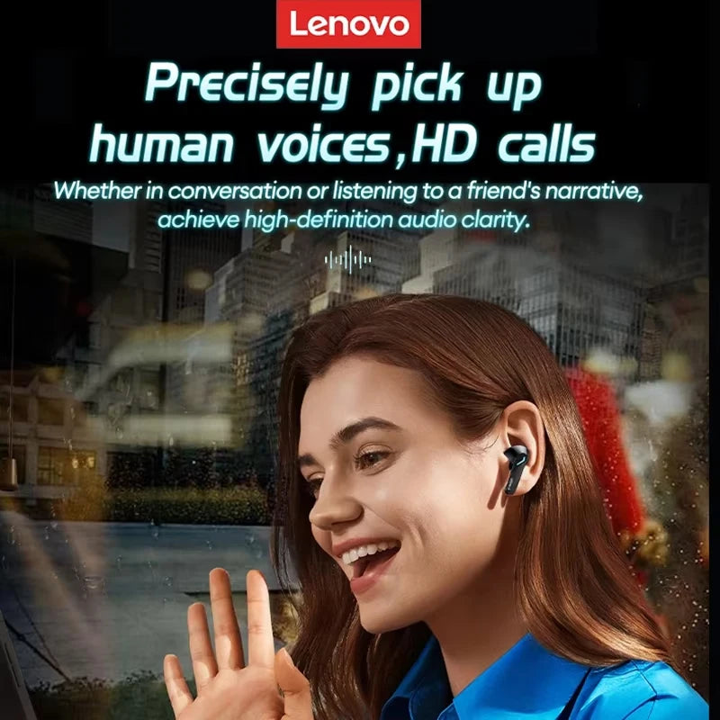 Lenovo Wireless GM2 Pro Bluetooth 5.3 Earphones Gaming Low Latency Dual Mode Music Earbuds Sports In-Ear Headset With Mic Gifts