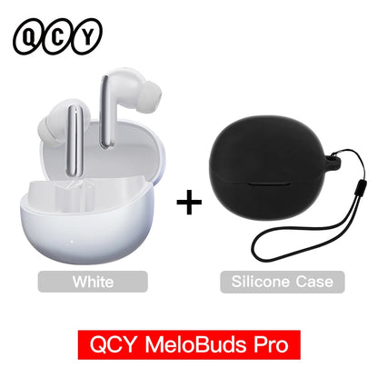 QCY MeloBuds Pro 46dB ANC Wireless Earphones Hi-Res LDAC Bluetooth 5.3 Earbuds 6 Mic Multipoint Connection in-Ear Detection