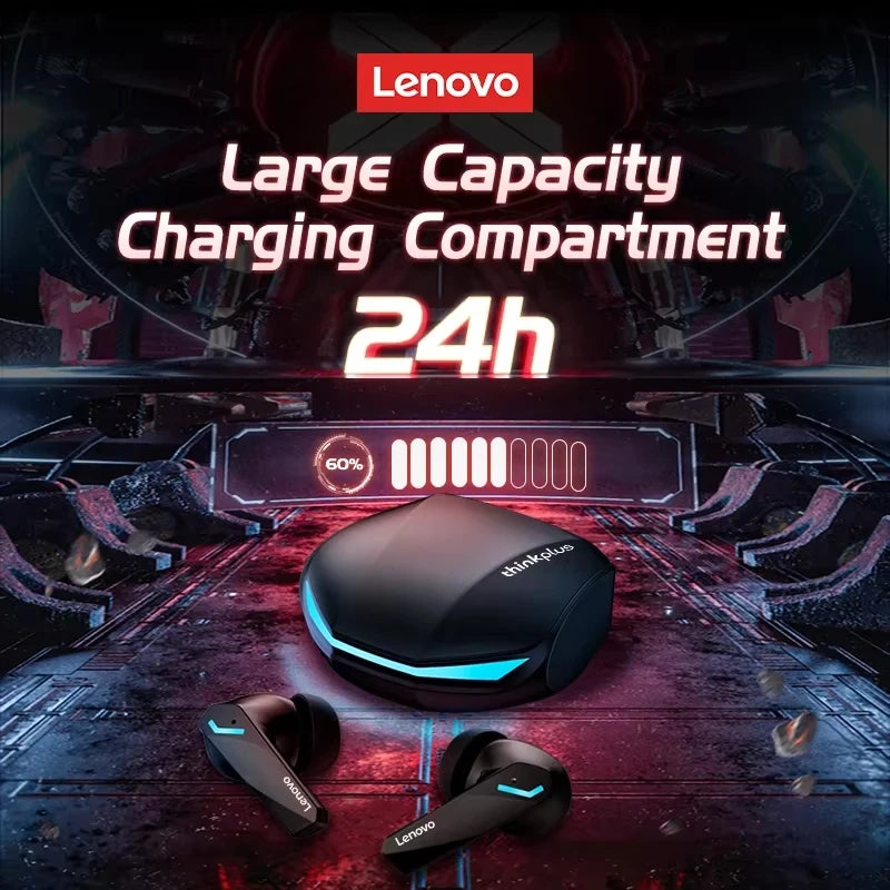 Lenovo Wireless GM2 Pro Bluetooth 5.3 Earphones Gaming Low Latency Dual Mode Music Earbuds Sports In-Ear Headset With Mic Gifts