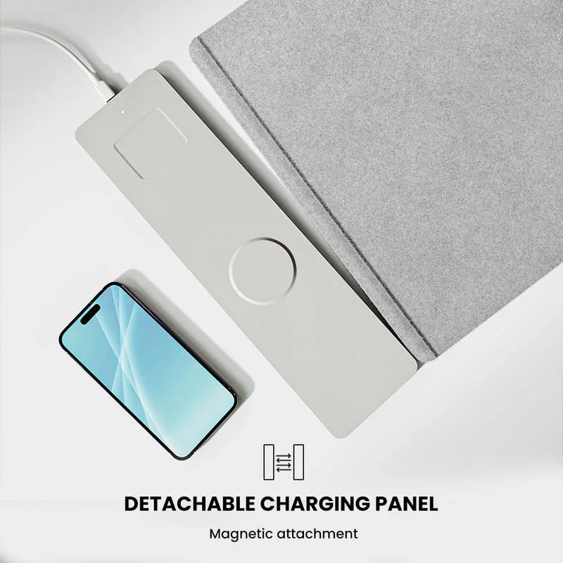 15WFast Charging Magnetic Split 2-in-1 Wireless Charging Mouse Pad Keyboard Pad