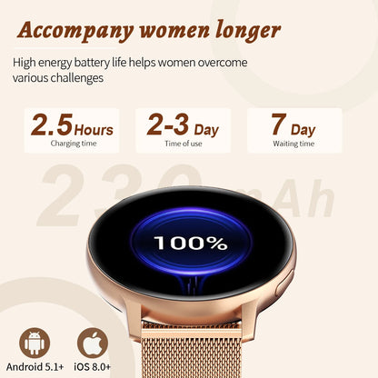 LIGE Bluetooth Call Smart Watch Women Fashion Watches Custom Dial Sport Fitness Health Tracker Smartwatch for Android IOS 2026