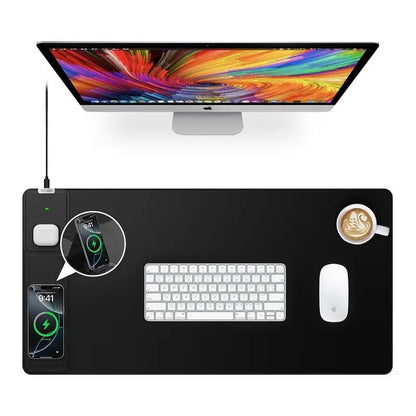15WFast Charging Simple Atmospheric Magnetic Separation Two-in-One Mobile Phone Wireless Charging Mouse Pad
