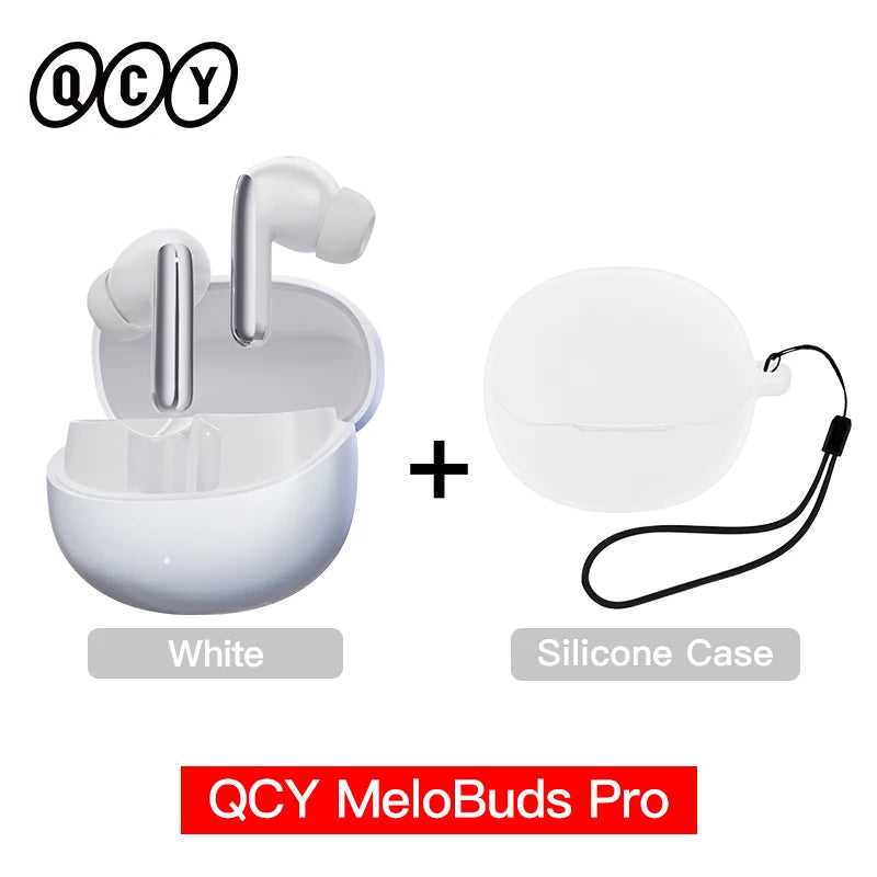 QCY MeloBuds Pro 46dB ANC Wireless Earphones Hi-Res LDAC Bluetooth 5.3 Earbuds 6 Mic Multipoint Connection in-Ear Detection