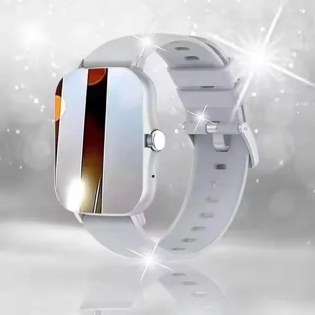 2025 New Smart Watch Bluetooth Call Music Heart Rate Blood Pressure Monitor Smartwatch for Women Men Holiday Gifts