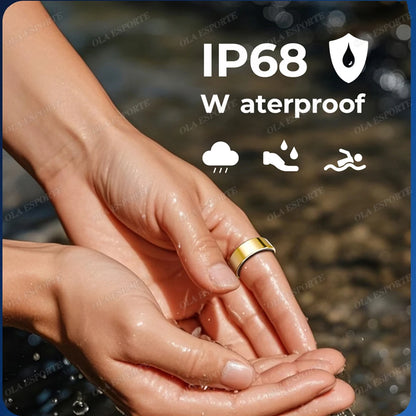 For Smart Ring Men Women Bluetooth Monitor Blood Heart Rate Blood Oxygen Monitor Smartring Multi Sport 5ATM Waterproof 2026 New