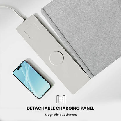 15WFast Charging Simple Atmospheric Magnetic Separation Two-in-One Mobile Phone Wireless Charging Mouse Pad