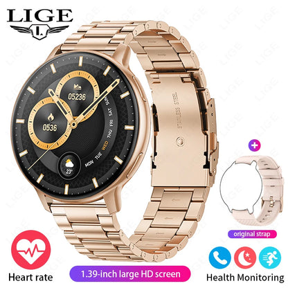 LIGE Bluetooth Call Smart Watch Women Fashion Watches Custom Dial Sport Fitness Health Tracker Smartwatch for Android IOS 2026