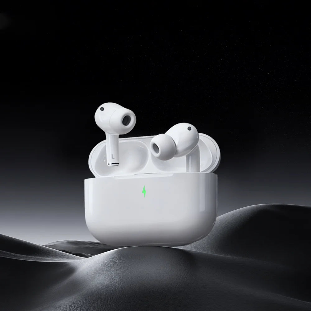 Bluetooth noise cancelling wireless earphones with heart rate monitoring, waterproof for daily use, perfect for sports