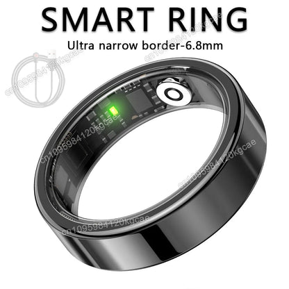 R10 Smart Ring with Charging Case for Men Women, Health and Sleep Monitor, 5ATM Waterproof, Multi-sport Mode, Smartring 2026 New
