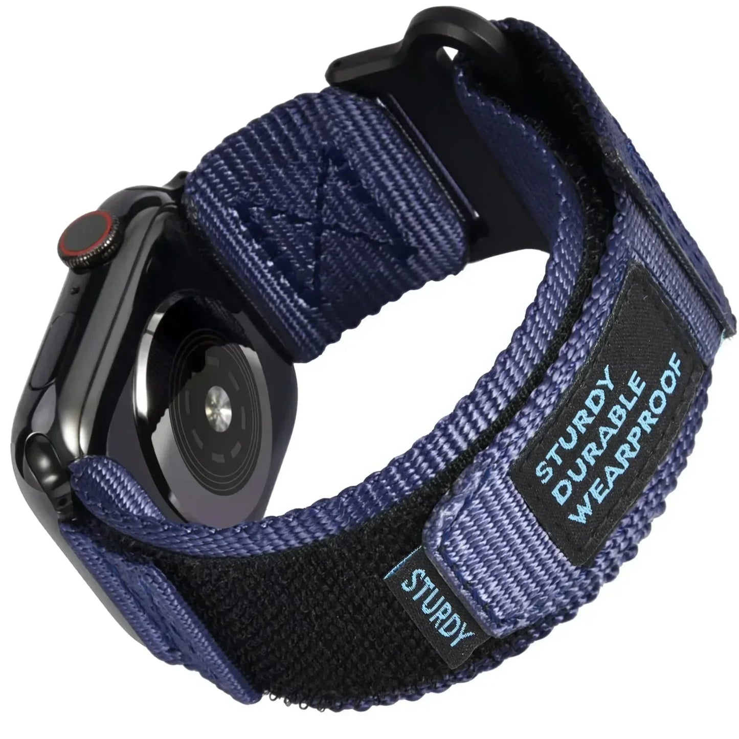 Tactical Nylon Strap for Apple Watch Ultra 2 Band 49mm 44mm 41mm 45mm 40mm 42mm Bracelet for Iwatch Series 9 8 7 6 SE 5 4 Sports