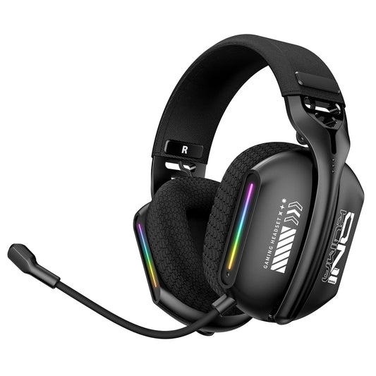 ONIKUMA Wireless Gaming Headset: 2.4G/Wired/Bluetooth 3 Modes, Bendable HD Mic, Soft Ear Pads, Immersive Sound for PC/PS4/5