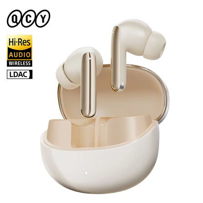 QCY MeloBuds Pro 46dB ANC Wireless Earphones Hi-Res LDAC Bluetooth 5.3 Earbuds 6 Mic Multipoint Connection in-Ear Detection